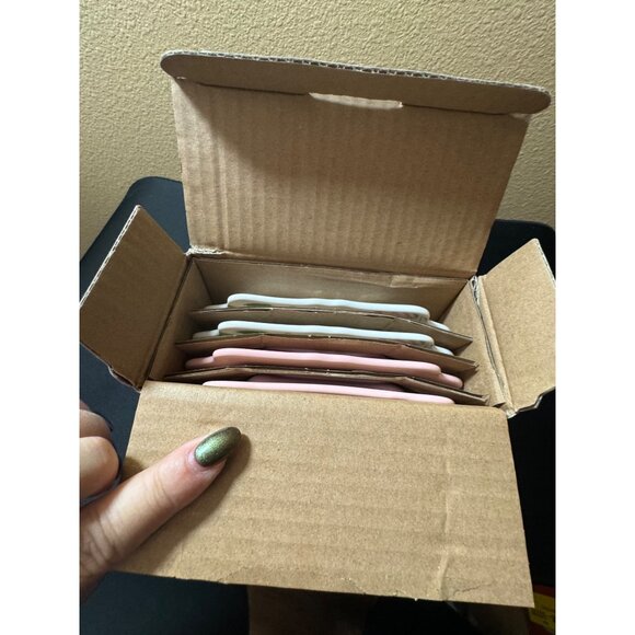 Sweet Laurel 6" Dessert Plates Set Of 4- 2 Floral & 2 Pink New In Box - Picture 4 of 7